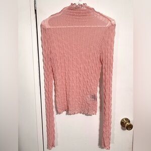 See though long sleeve